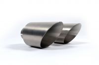 Primary Cat Back Dual GT115 Resonated Brushed Titanium Tip